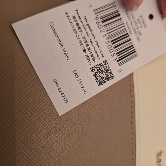 Kate Spade NWT Madison Lilly Pochette in Toasted Hazelnut Multi - Picture 10 of 12